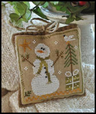 Ornament 8 - Frosty Flakes - Little House Needleworks