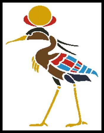 Egyptian Crane - Artecy Cross Stitch