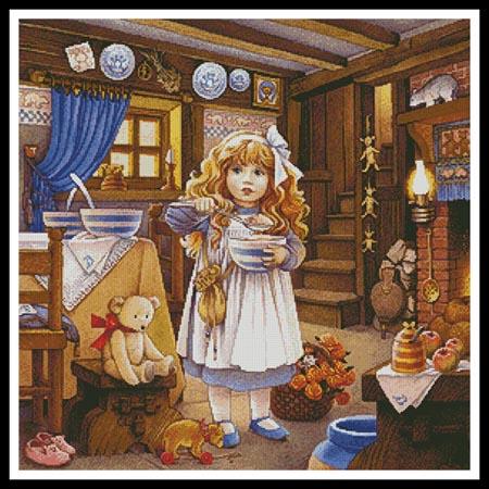 Goldilocks Painting - Artecy Cross Stitch