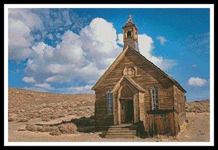 Old Desert Church - Artecy Cross Stitch