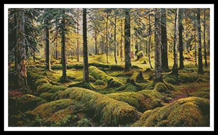 Forest Cemetery - Artecy Cross Stitch