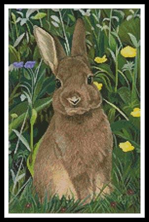 Rabbit Painting - Artecy Cross Stitch