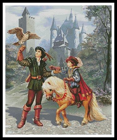 Prince And Falconer - Artecy Cross Stitch