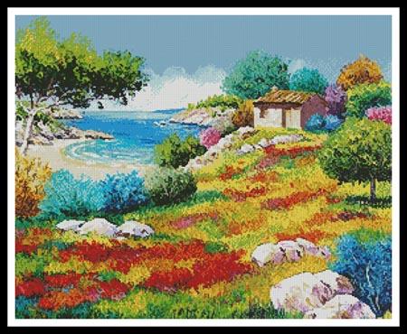Sunset On The Beach - Artecy Cross Stitch
