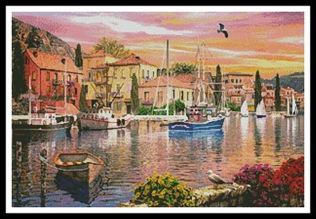 Harbour Sunset - Artecy Cross Stitch