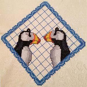 Lace Puffin II - Cross Stitch Wonders