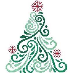 Art Deco Tree 1 - Cross Stitch Wonders