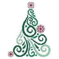 Art Deco Tree 2 - Cross Stitch Wonders