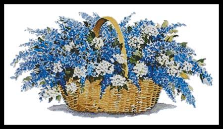 Lilac Basket - Artecy Cross Stitch