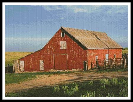 Red Barn On A Farm - Artecy Cross Stitch