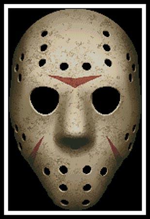 Scary Hockey Mask - Artecy Cross Stitch