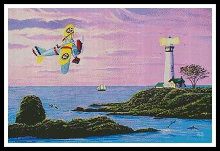 Curtiss Sparrowhawk - Artecy Cross Stitch
