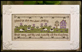 Sheep In The Meadow - Country Cottage Needleworks