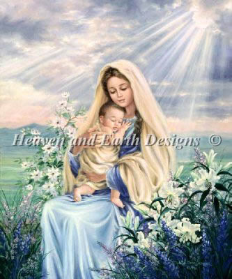 Madonna Of The Lilies - Heaven and Earth Designs