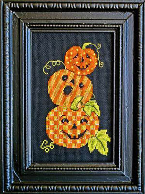 Triple Jack O Lanterns - Bobbie G. Designs