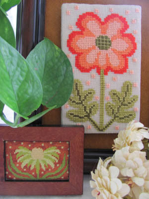 Funky Flower Sisters-Laura & Jennifer - By The Bay Needleart