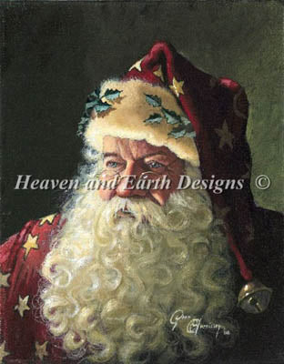 Portrait Of Father Christmas - Heaven and Earth Designs