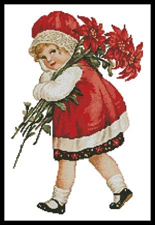 Christmas Girl 2 - Artecy Cross Stitch