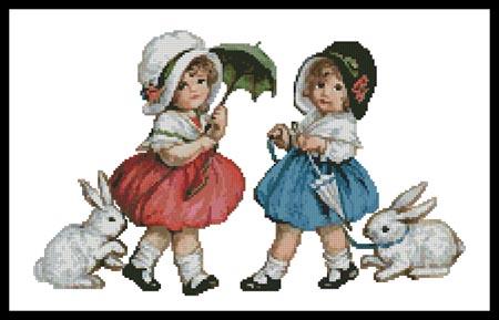 Easter Girls - Artecy Cross Stitch
