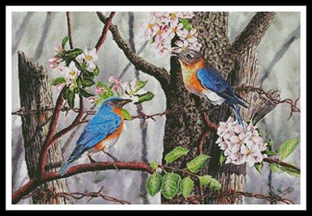 Bluebirds - Artecy Cross Stitch