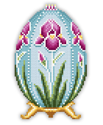 Iris Faberge Easter Egg - Solaria Gallery
