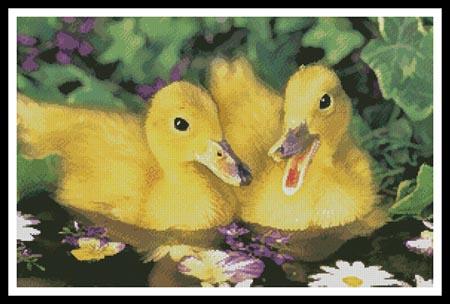 Two Ducklings - Artecy Cross Stitch