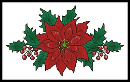 Poinsettia 2 - Artecy Cross Stitch