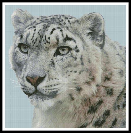 Snow Leopard Photo - Artecy Cross Stitch