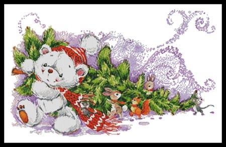 Christmas Teddy And Friends - Artecy Cross Stitch