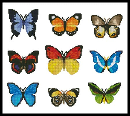 Butterfly Sampler - Artecy Cross Stitch