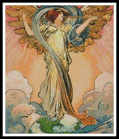 Angel Of The World - Artecy Cross Stitch