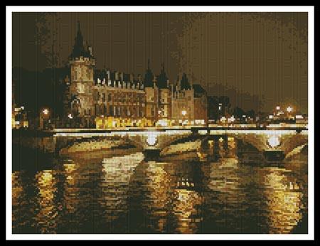 Night Bridge (Paris) - Artecy Cross Stitch