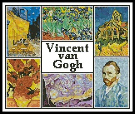 Van Gogh Sampler - Artecy Cross Stitch