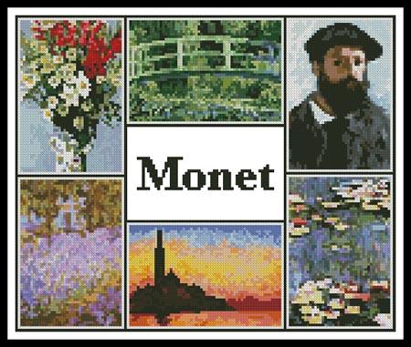 Monet Sampler - Artecy Cross Stitch