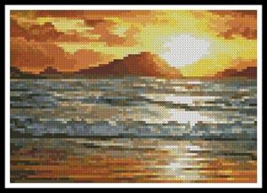 Mini Island Sunset - Artecy Cross Stitch