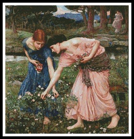Gather Ye Rosebuds While Ye May - Artecy Cross Stitch