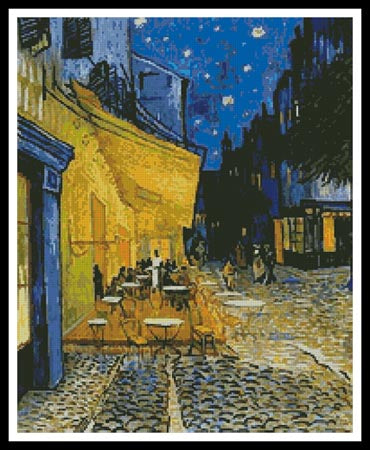 Cafe Terrace - Artecy Cross Stitch