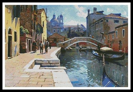 Canal In Venice - Artecy Cross Stitch