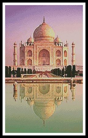 Taj Mahal Reflection - Artecy Cross Stitch