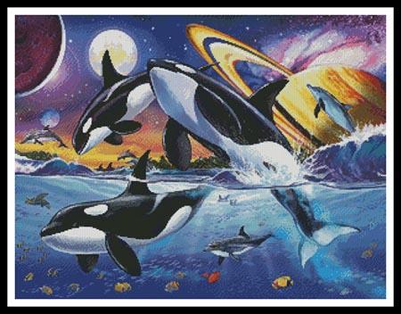 Fantasy Whales - Artecy Cross Stitch