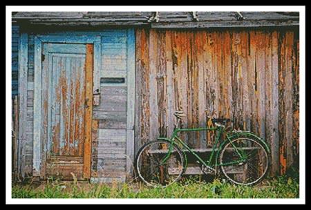 Barn And Bike - Artecy Cross Stitch