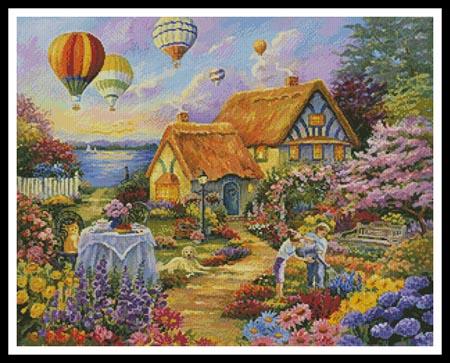 Spring In Grandmas Garden - Artecy Cross Stitch