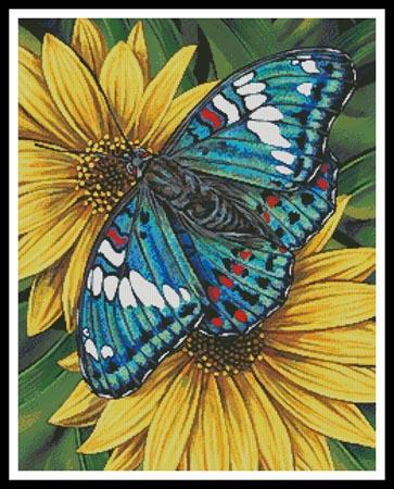 Gaudy Baron Butterfly - Artecy Cross Stitch