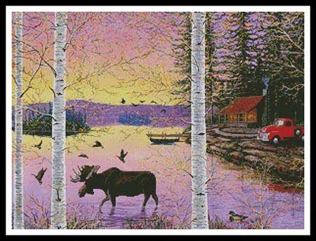 Moose Lake - Artecy Cross Stitch