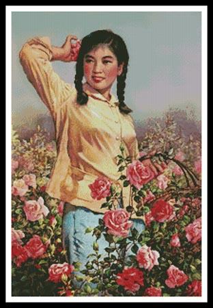 Field Of Roses - Artecy Cross Stitch