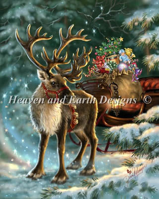 Enchanted Christmas Reindeer - Heaven and Earth Designs