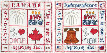 Independence / Canada Day - Xs and Ohs