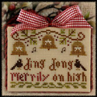Ding Dong - 2012 Ornament 5  - Little House Needleworks