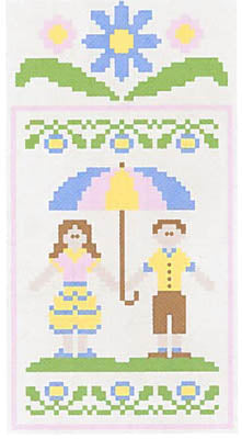 Spring Social 2 - Springtime Couple - Country Cottage Needleworks