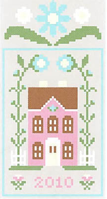 Spring Social 3 - Pretty Pink House - Country Cottage Needleworks